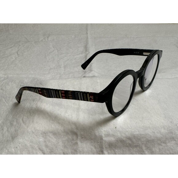 EYEBOBS TV PARTY 2236 40 BLACK EYEGLASSES ROUND PANTO STYLE 44/23, FRAMES ONLY - Picture 3 of 9